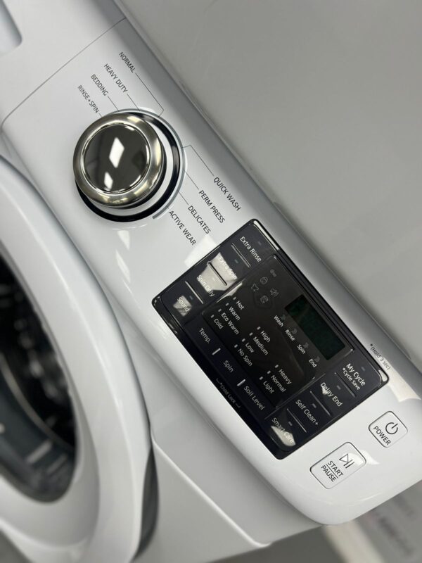 Used Samsung Washer and Dryer 27" Set WF42H5000AW/A2 DV42H5000EW/AC For Sale