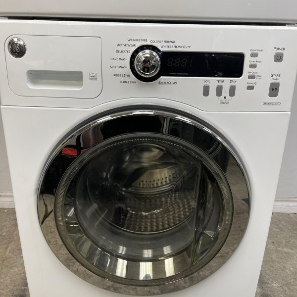 Used GE washer and dryer set PCVH480EK0WW And WCVH4800K2WW