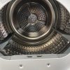 Used GE washer and dryer set PCVH480EK0WW And WCVH4800K2WW open