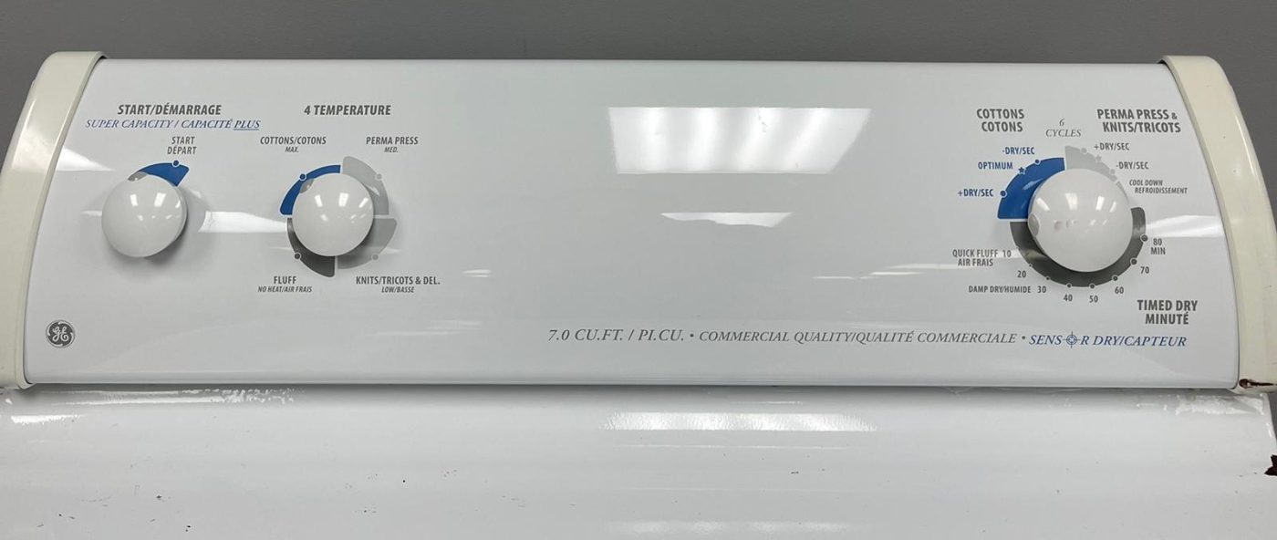 Used GE Dryer GUSR465EB3WW For Sale ️ Express Appliances