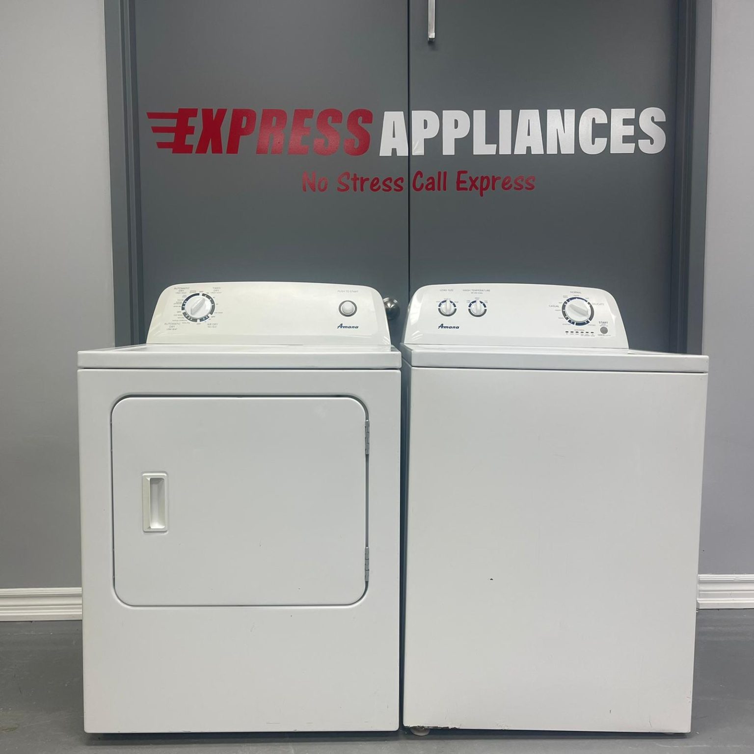 Used Amana Washer And Dryer Set for Sale | ️ Express Appliances 