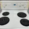 Used Whirlpool Electric Stove XLE30300 top