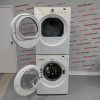Frigidare Washer And Dryer set white FAFW3801LW3 And CAQE7011LW0 open