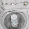 Kenmore Washer And Dryer Set White 110.20922990 And 110.C65492400 open
