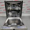 Open Box Bosch silver dishwasher SHXM4AY55N01 close