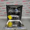 Open Box Bosch silver dishwasher SHXM4AY55N01 open