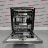 Samsung silver dishwasher DW80R9950US open