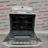 Used GE White Stove JCBS25M2WW open