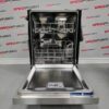 Used Kenmore silver dishwasher 630.12233411 open