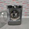 Used Maytag silver front load washer MHW7100DC0 close