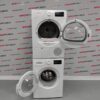 Bosch Washer And Dryer Set WAT28400UC And WTG86400UC open