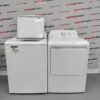 GE Washer And Dryer Set GTW460BMMWW And GTD40EBMK0WW lo