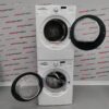 Used Bosch Washer And Dryer Set WTVC3300CN10 And WFVC3300UC24 open
