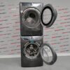 Used Electrolux Washer And Dryer Set EFLSS17STT0 And EFMC617STT0 open