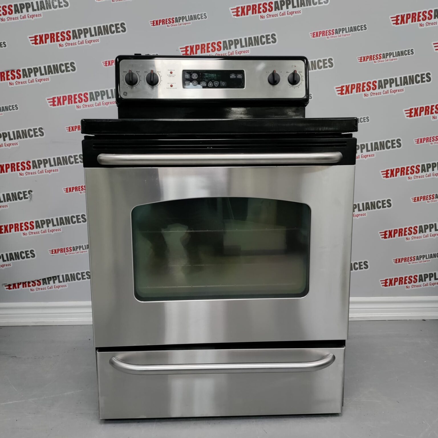 Used GE Electric Stove JCBP65S0K1SS For Sale ️ Express Appliances