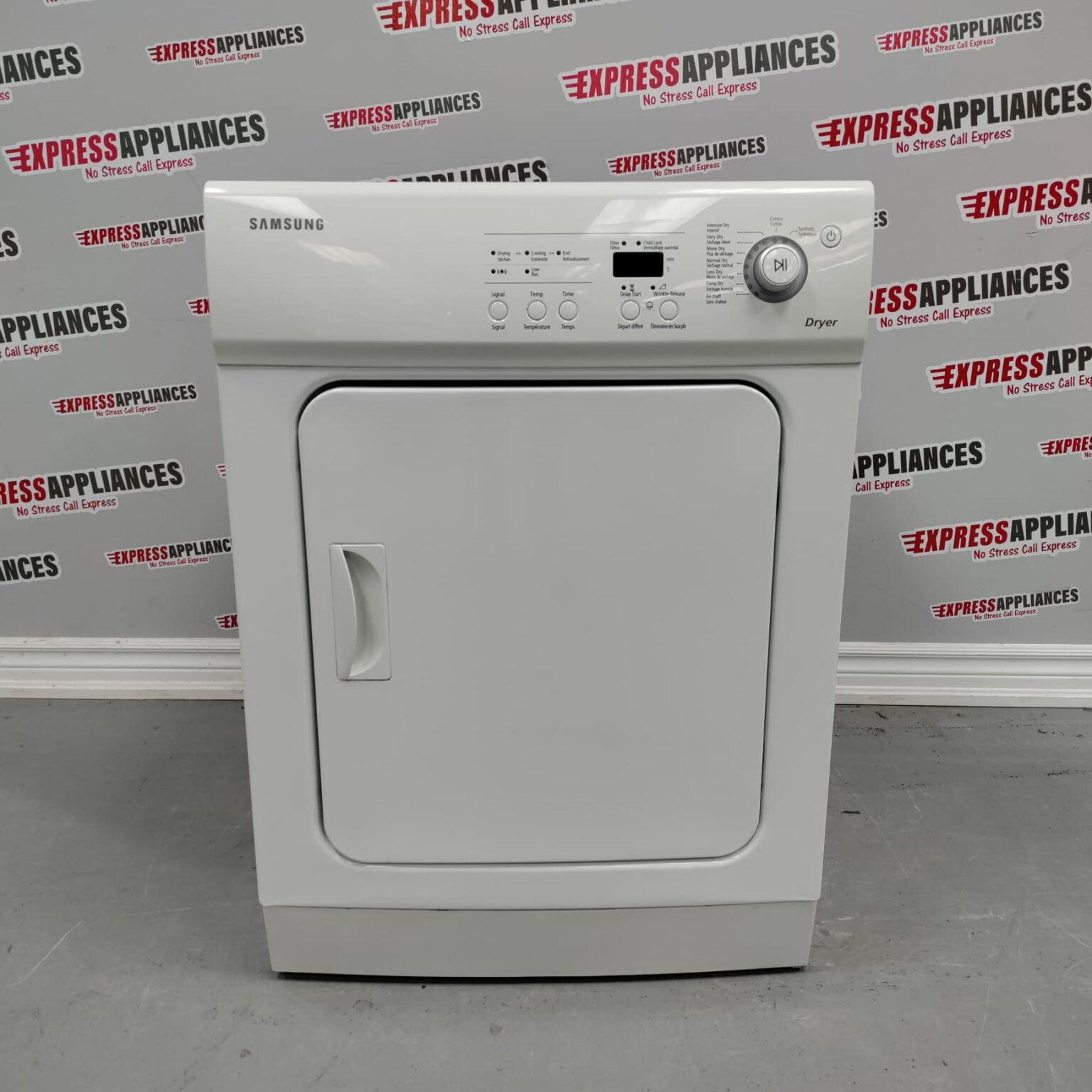Used Samsung Electric Dryer DV665JW/XAC For Sale ️ Express Appliances