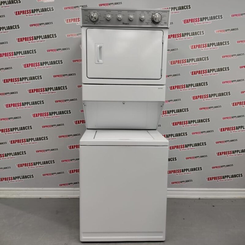 Used Whirlpool stackable Washer And Dryer GUD37ESMMDG For Sale ️