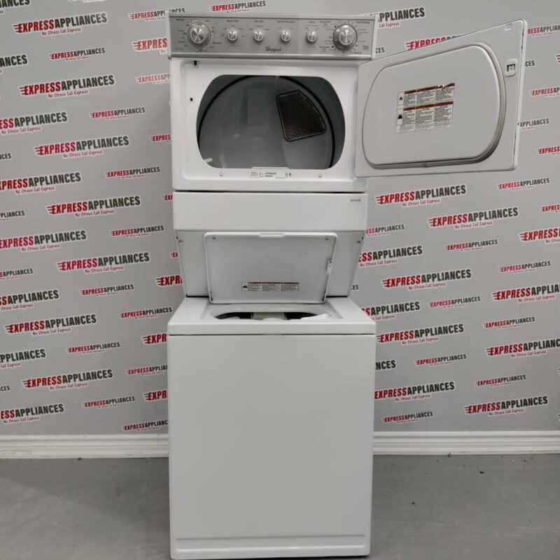 Used Whirlpool stackable Washer And Dryer GUD37ESMMDG For Sale ️