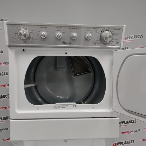 Used Whirlpool stackable Washer And Dryer YWET4027EW0 For Sale