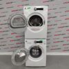 GE Washer And Dryer Set WCVH4800K2WW And PCVH480EK0WW open