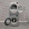 Maytag Washer Dryer Set MHWE251YL00 and YMEDE251YL0 both open