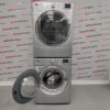Maytag Washer Dryer Set MHWE251YL00 and YMEDE251YL0 open bottom
