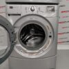 Maytag Washer Dryer Set MHWE251YL00 and YMEDE251YL0 open washer