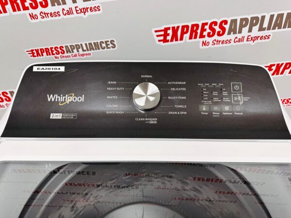 Open Box Whirlpool Top Load Washing Machine WTW5057LW0 For Sale