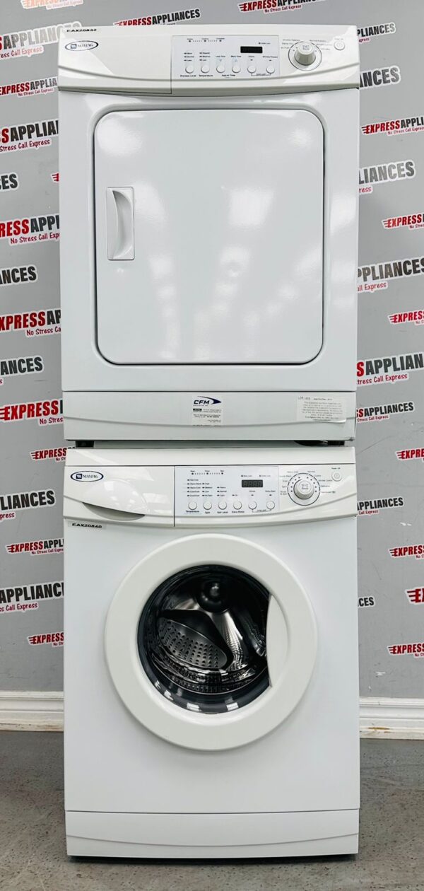 Used 24” Maytag Washer and Dryer Set MAH2400AWW, MDE2400AZW For Sale