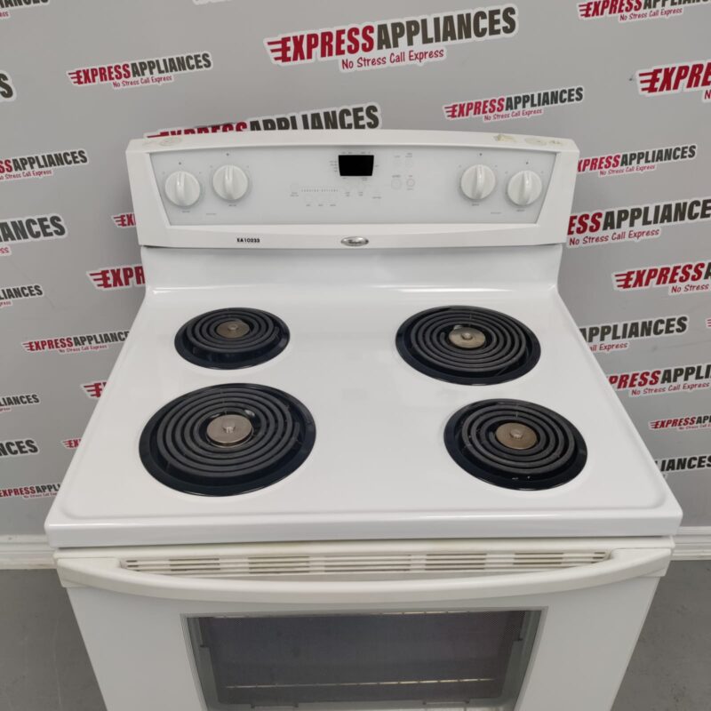 Used Whirlpool Electric Stove WERE3100PQ For Sale ️ Express Appliances