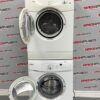 Whirlpool WasherDryer Stackable Set YLEW0050PQ and WFC7500VW open both