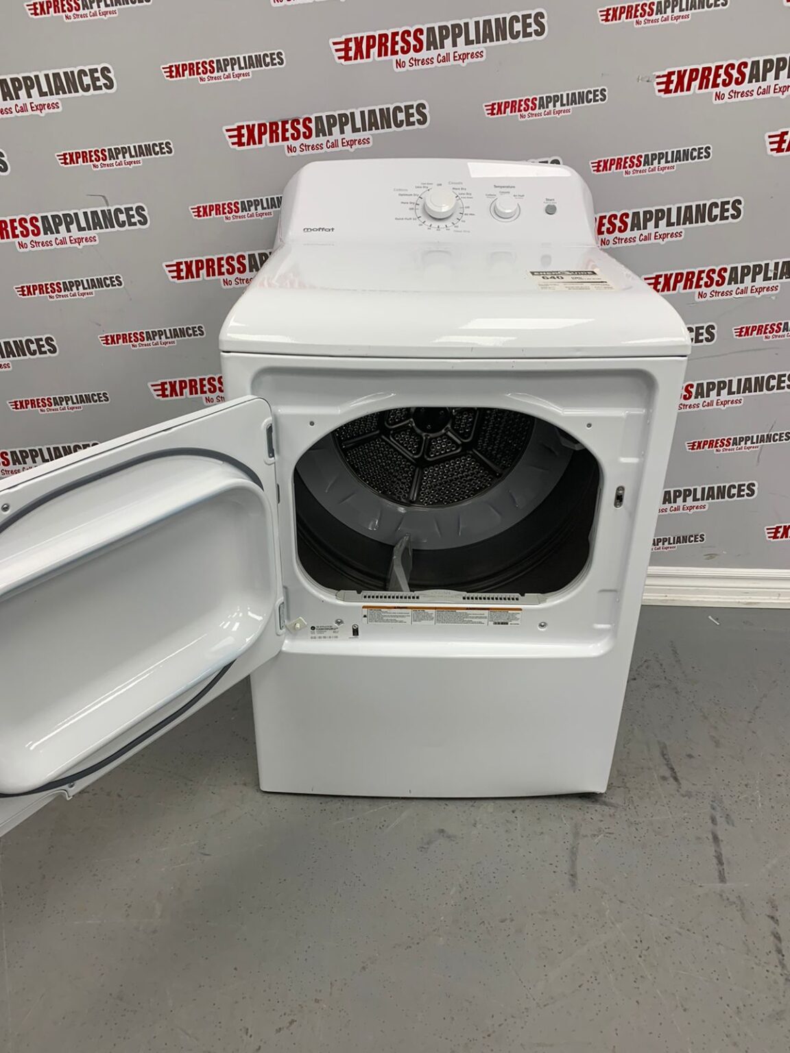 Used Moffat Dryer MTX22EBMK0WW For Sale ️ Express Appliances