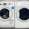 Used Blomberg Front Load 24” Washer and Dryer Stackable Set WM77120NBL01 DV17542 (1)