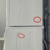 Used Blomberg Front Load 24” Washer and Dryer Stackable Set WM77120NBL01 DV17542 (12)