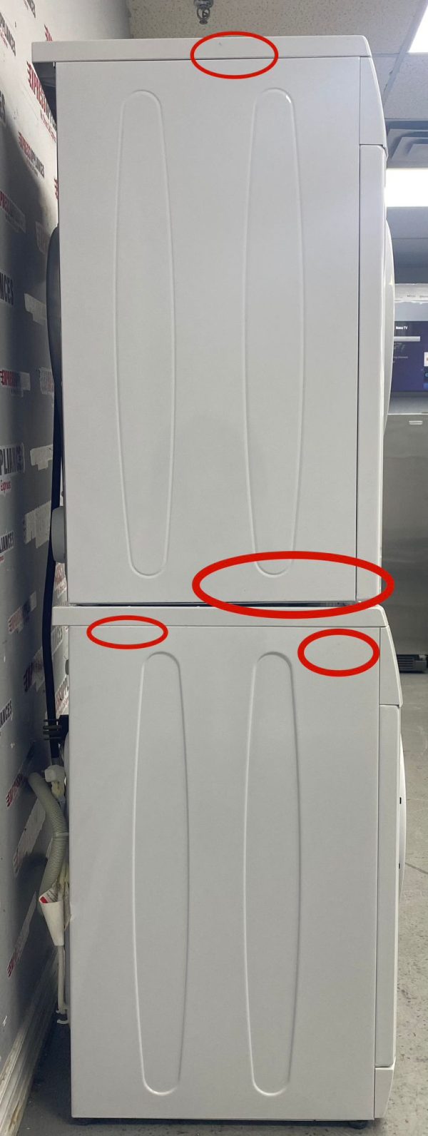 Used Blomberg Front Load 24” Washer and Dryer Stackable Set WM77120NBL01 DV17542 For Sale