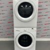 Used Used Frigidaire Washer and Dryer Stackable Set CAQE7001LW0 and FFFW5000QW0