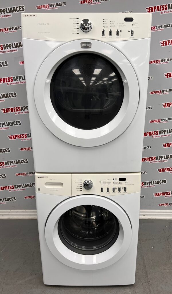 Used Frigidaire Washer And Dryer Set FAFW3511KW0 and CAQE7011KW0 For Sale