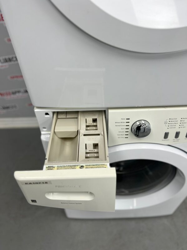 Used Frigidaire Washer And Dryer Set FAFW3511KW0 and CAQE7011KW0 For Sale