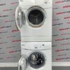 Whirlpool Washer Dryer Set YWED7500VW and WFC7500VW1 both open