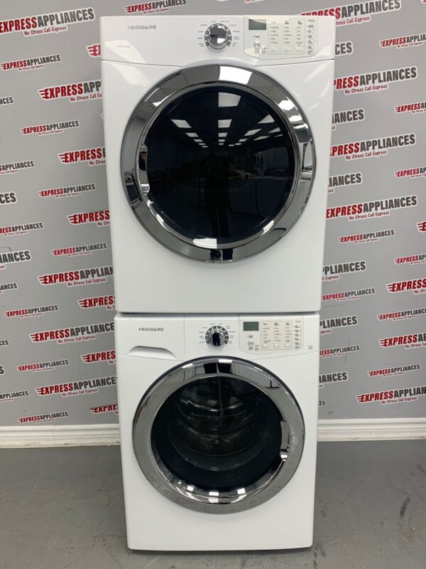 Used Frigidaire Washer And Dryer Set CFSE5115PW1 and FFFS5115PW0  For Sale
