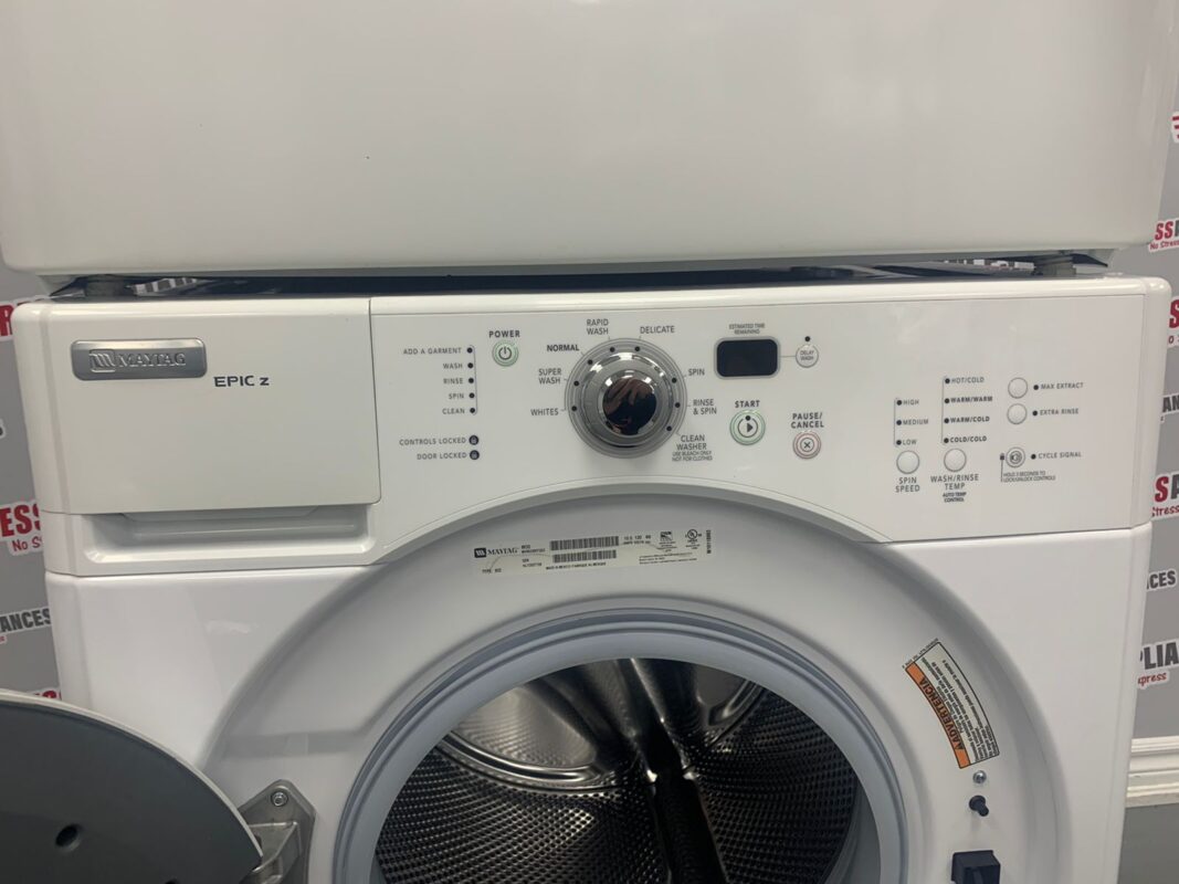 Used Maytag Washer/Dryer Set MHWZ400TQ02 and YMEDZ400TQ2 For Sale ️