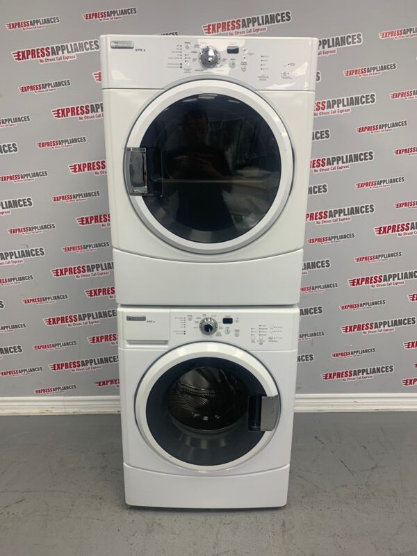 Used Maytag Washer and Dryer Set MHWZ400TQ02 and YMEDZ400TQ2 For Sale