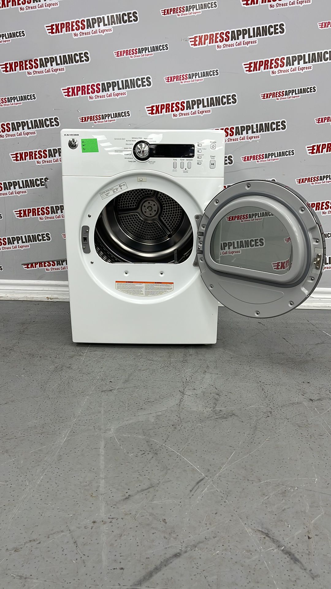 Used GE Dryer PCVH480EK0WW For Sale ️ Express Appliances