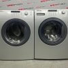 Used Samsung 27” Front Load Washer and Electric Dryer Stackable Set WF203ANSXAC DV203AESXAC For Sale (2)