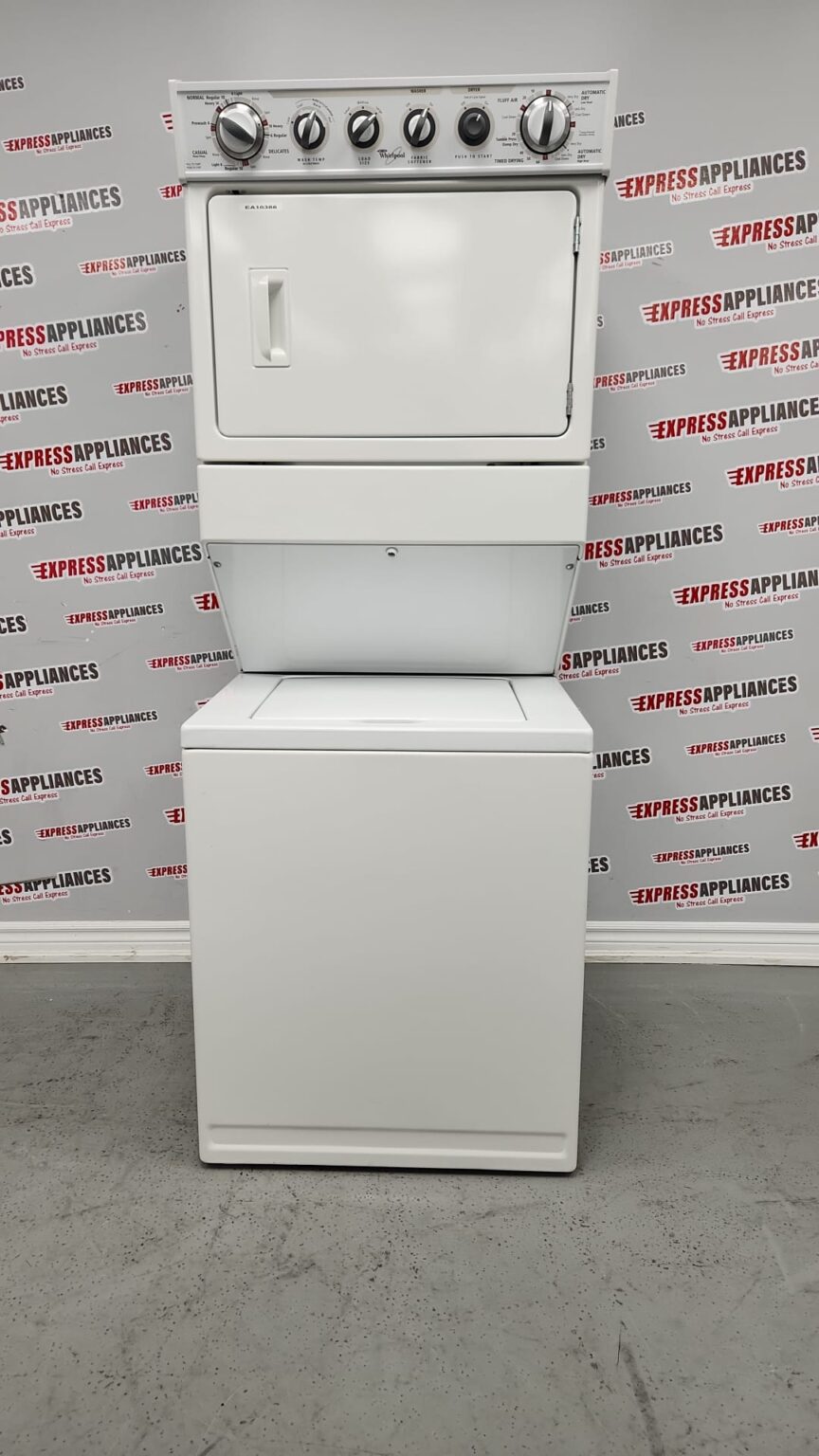 Used Whirlpool Stackable Washer And Dryer YWET3300XQ0 For Sale ️