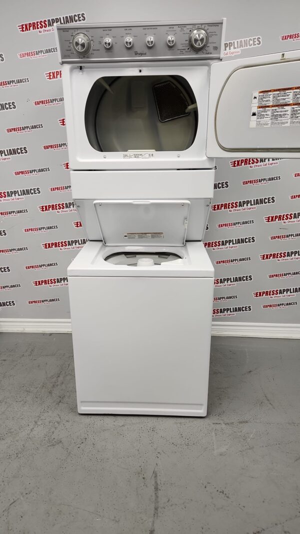 Used Whirlpool Stacked Washer And Dryer YWET4027EW0 For Sale