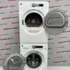 GE Washer And Dryer Set PCVH480EK0WW and WCVH4800K0WW open