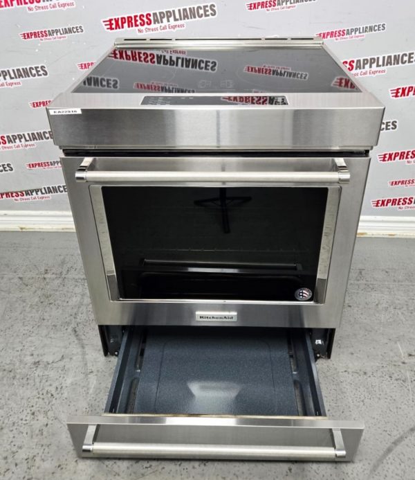 Used KitchenAid 30” Slide-In Induction Stove KSIB900ESS1 For Sale