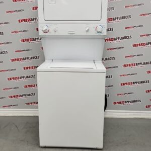 Used Frigidaire Stacked Washer And Dryer Laundry Tower Center MEX731CFS2 For Sale