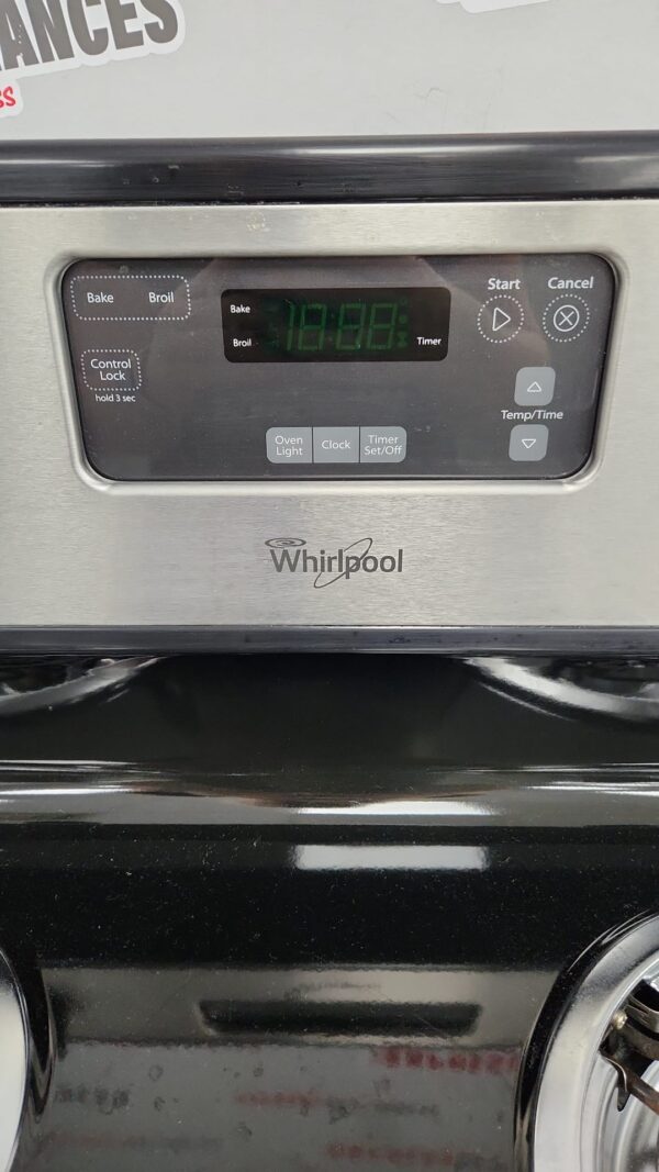 Used Whirlpool Coil Electric Stove YWFC150M0AS0 For Sale